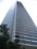 JPMorgan Chase Tower as viewed from ground level
