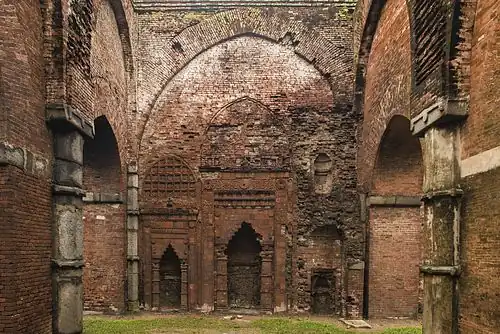 Interior of Darasbari Mosque