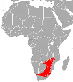 Map of range