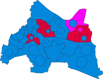 2019 results map