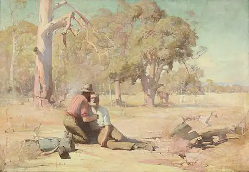 David Davies, Under the Burden and Heat of the Day, 1890