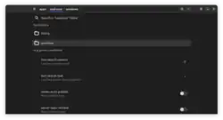 dconf editor