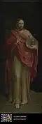 The Viglius triptych- Christ as Salvator Mundi Frans Pourbus the Elder