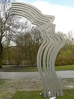 Image 4De Schreeuw (The Scream) is a memorial commemorating Theo van Gogh and a symbol of the freedom of speech. (from Freedom of speech by country)
