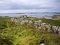 Remains of the deer park wall on South Hill