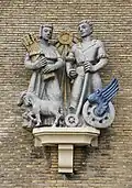 Facade detail, Vlissingen station in 2007