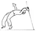 Stretch of Dhanda yoga