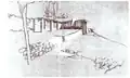 Sketch design B for the Dobell House 1947
