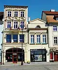 Nr.23 (right) and 25 (right) elevations on the square