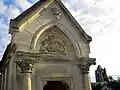 The cemetery gate