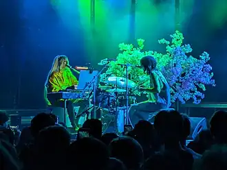 DOMi & JD BECK performing in 2023