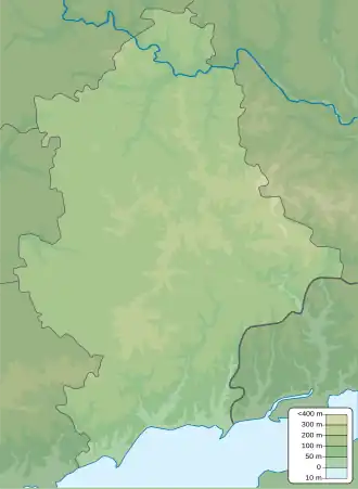 Mariupol is located in Donetsk Oblast