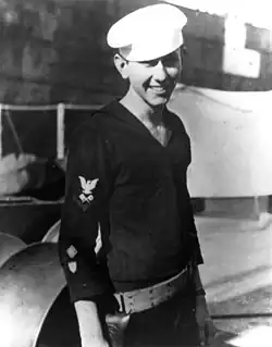A black and white photograph of Munro from waist up