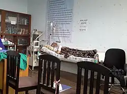 Govinda KC on the 13th day of his eighth hunger strike.