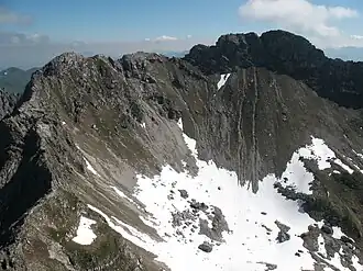 From the southwest with the Großer Wanne