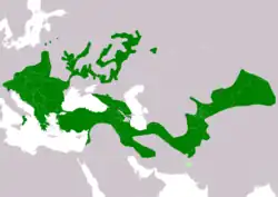 Map of range