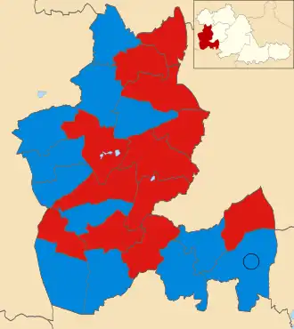 2022 results map