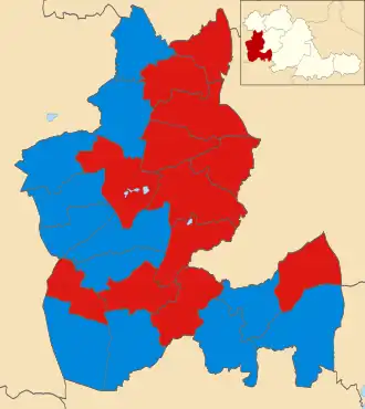 2023 results map
