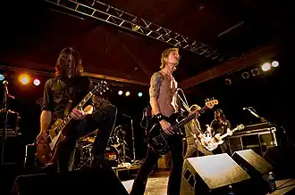 Loaded performing in 2008