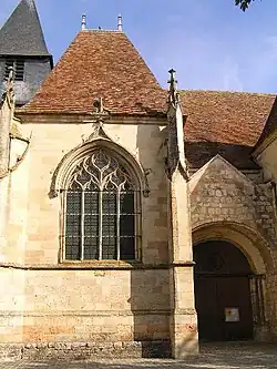 The church entrance