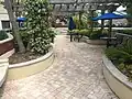 The Dunedin Public Library patio