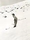 Dunfermline student skiing in the Cairngorms