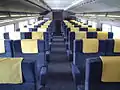 Green car upper deck in January 2002