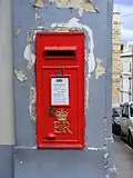 Queen Elizabeth II wall box in Senglea, Malta