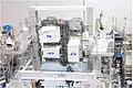 ELC-1 underside view in the SSPF, with labels