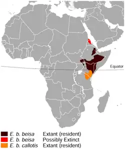 Map of range