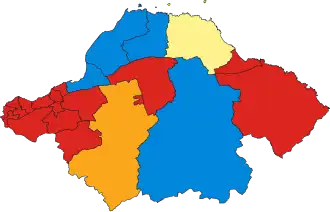 2003 results map