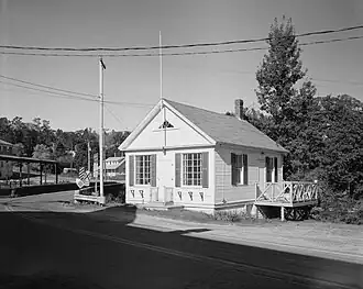 Historic photo of the post office