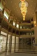 Lobby and chandeliers, 2006