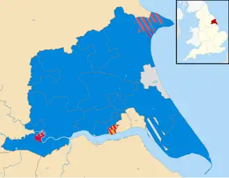 2011 results map