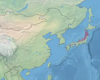Ecoregion territory (in purple)