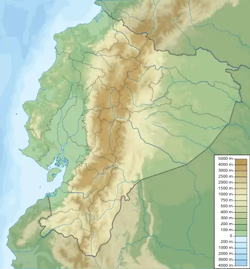 Quito is located in Ecuador