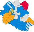 2019 results map