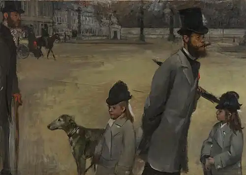 Edgar Degas: Place de la Concorde today: Eremitage Sankt Petersburg