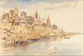 Edward Lear (1812–1888) Cityscape, 1873