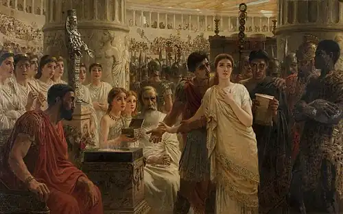 Diana or Christ? by Edwin Long