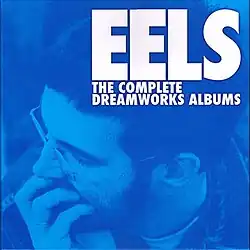 A blue-tinted photo of E