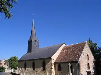 The church in Le Ménil-Bérard