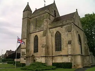 The church in Cagny