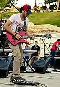 An Egyptian musician in Alexandria