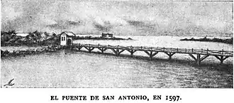 Long, low bridge