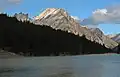 Tombstone South seen from Elbow Lake