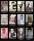 Elders of Kirani Quetta in turbans and hats