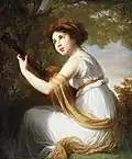 Julie plays guitar, 1797
