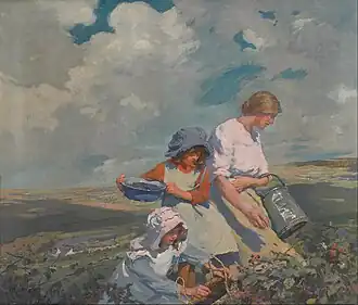 Blackberry Gathering, 1912, oil on canvas