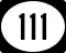 Highway 111 Spur marker